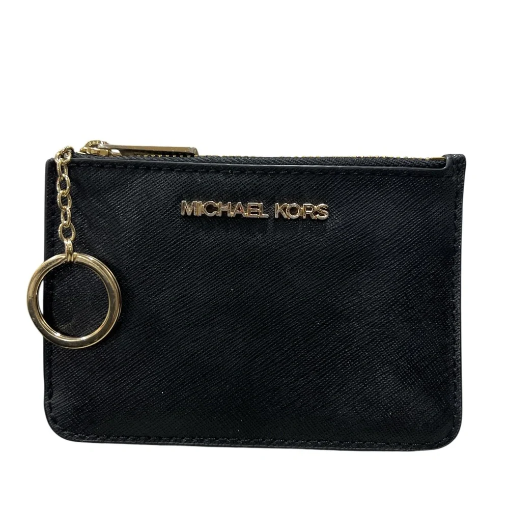 Michael Kors Slim Leather Pouch and ID Holder - Picture 3 of 4